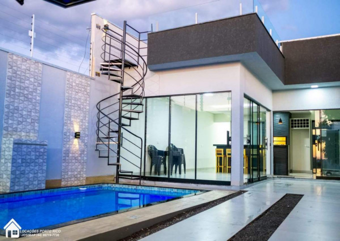 Casa 03 - Maravilhosa casa com piscina em Porto Rico